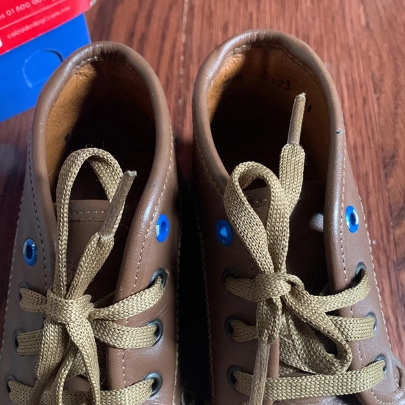 Dogi brown leather boys dress boots camel size 11 EUC - Picture 6 of 6